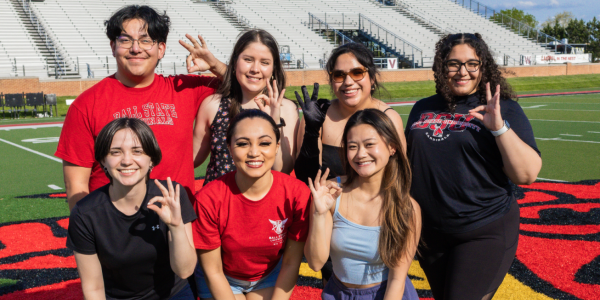 Ball State young alumni on Scheumann Stadium