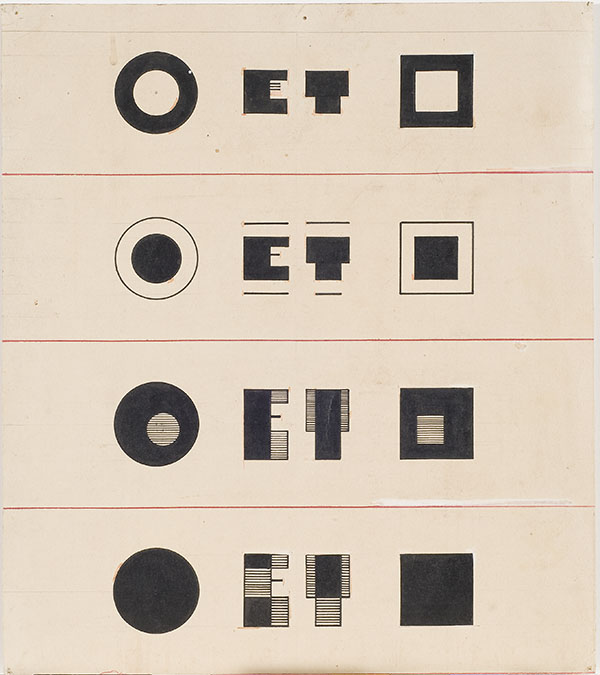 Circle and Square logo design by Pierre Daura