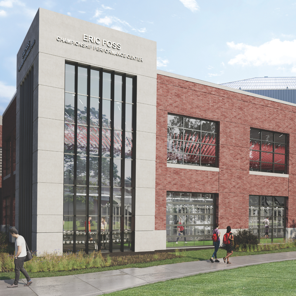 rendering of the Eric Foss Championship Performance Center