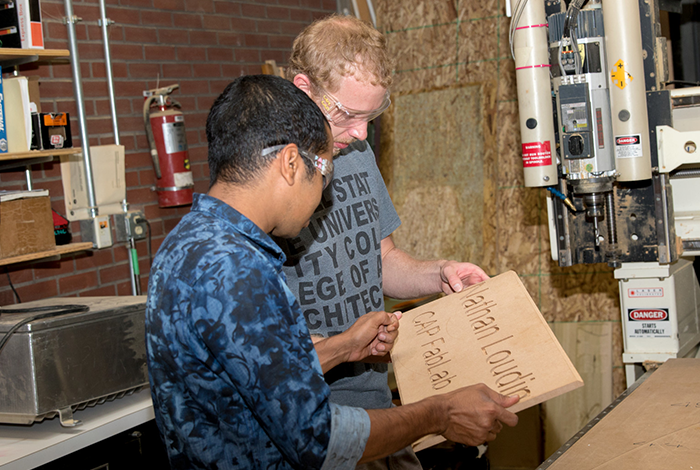 Students in Digital Fabrication Lab
