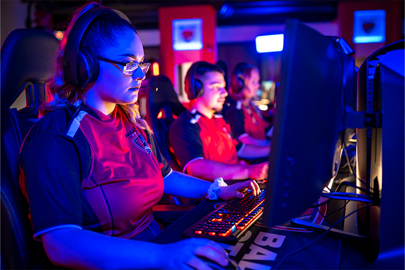 Ball State University Female on the ESports team