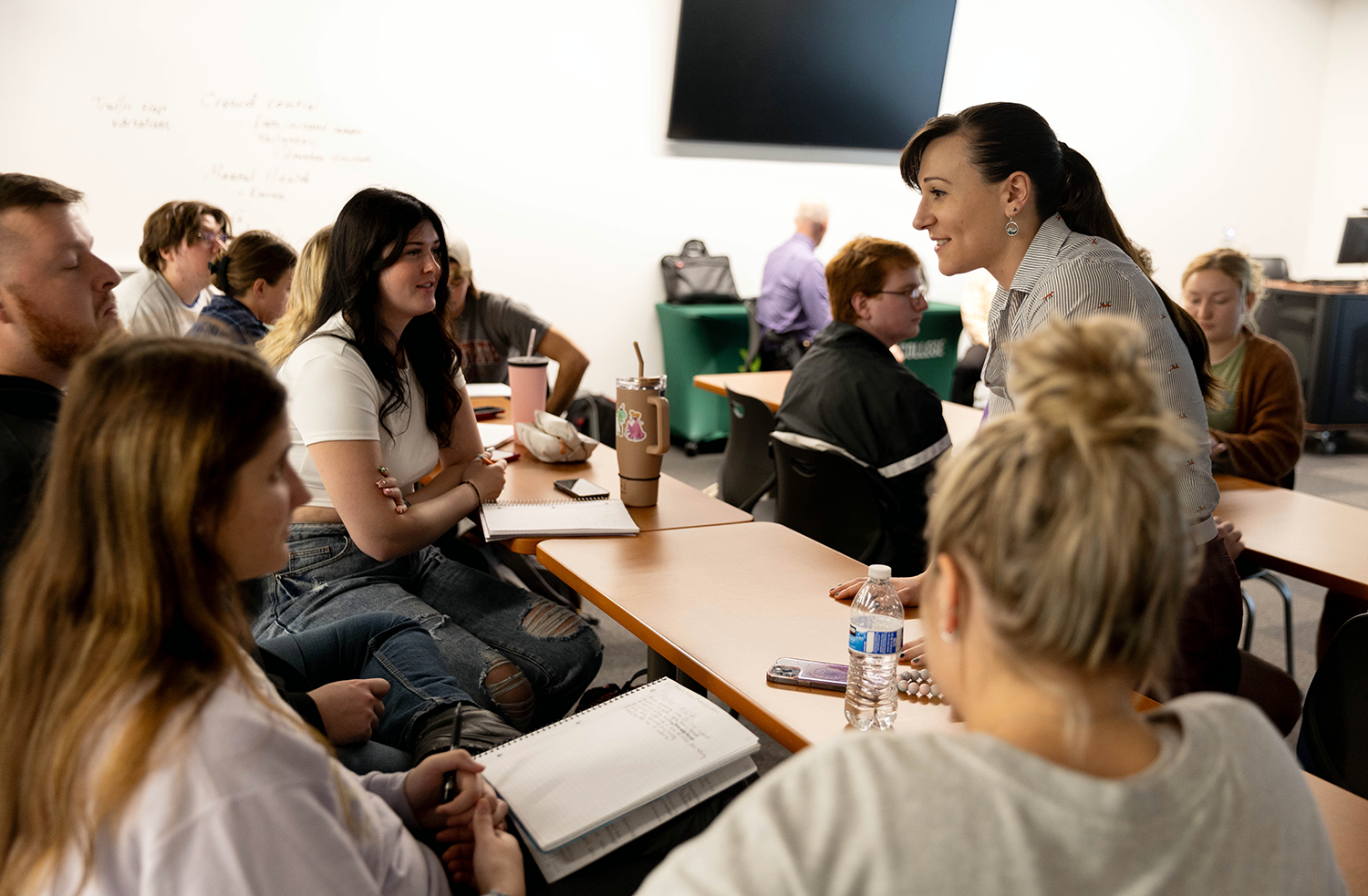 Dr. Koslicki with CJC 495 students