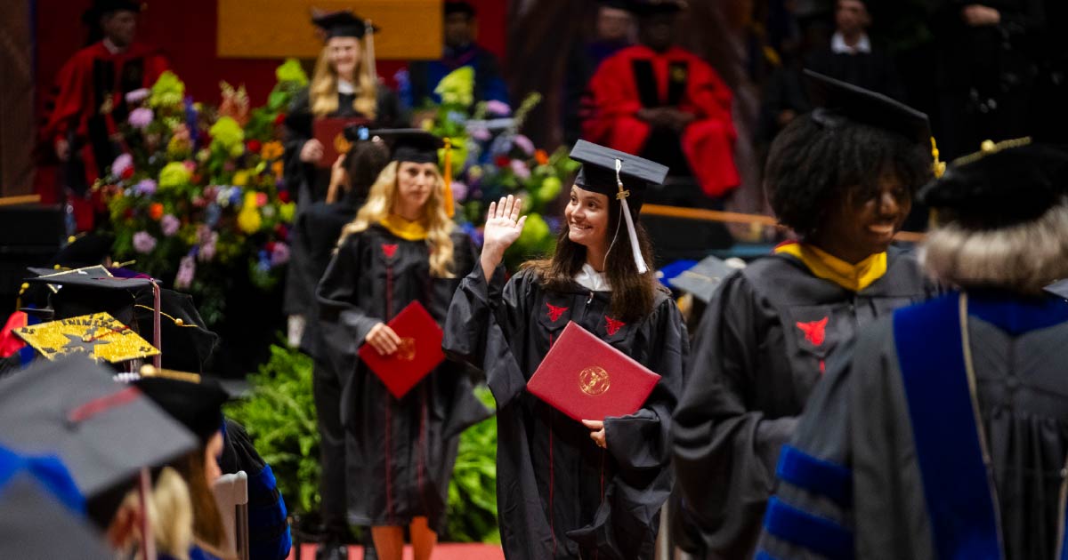Ball State Summer 2025 commencement ceremony.