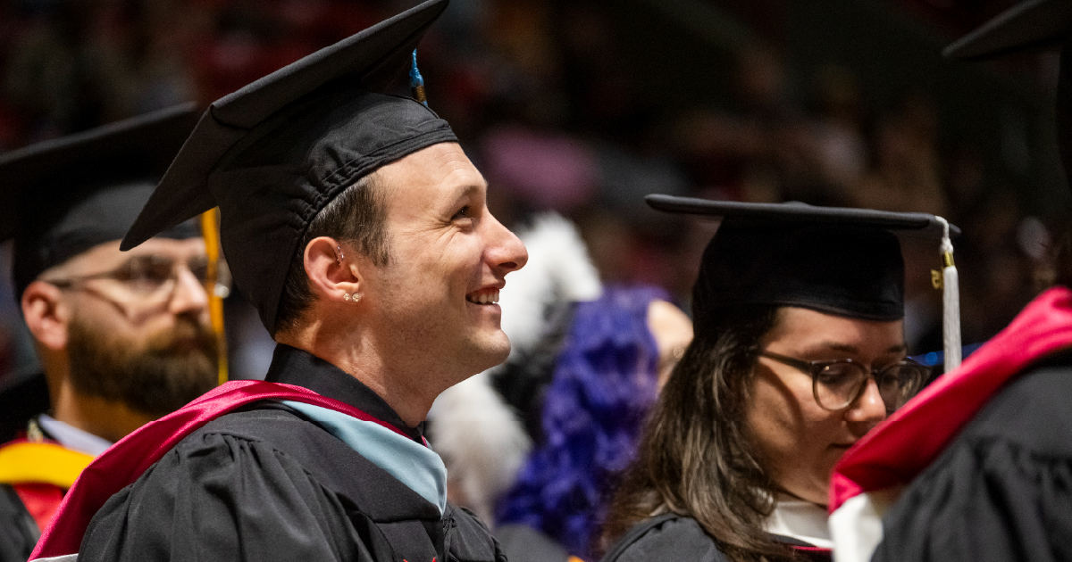 Ball State Summer 2025 commencement ceremony.