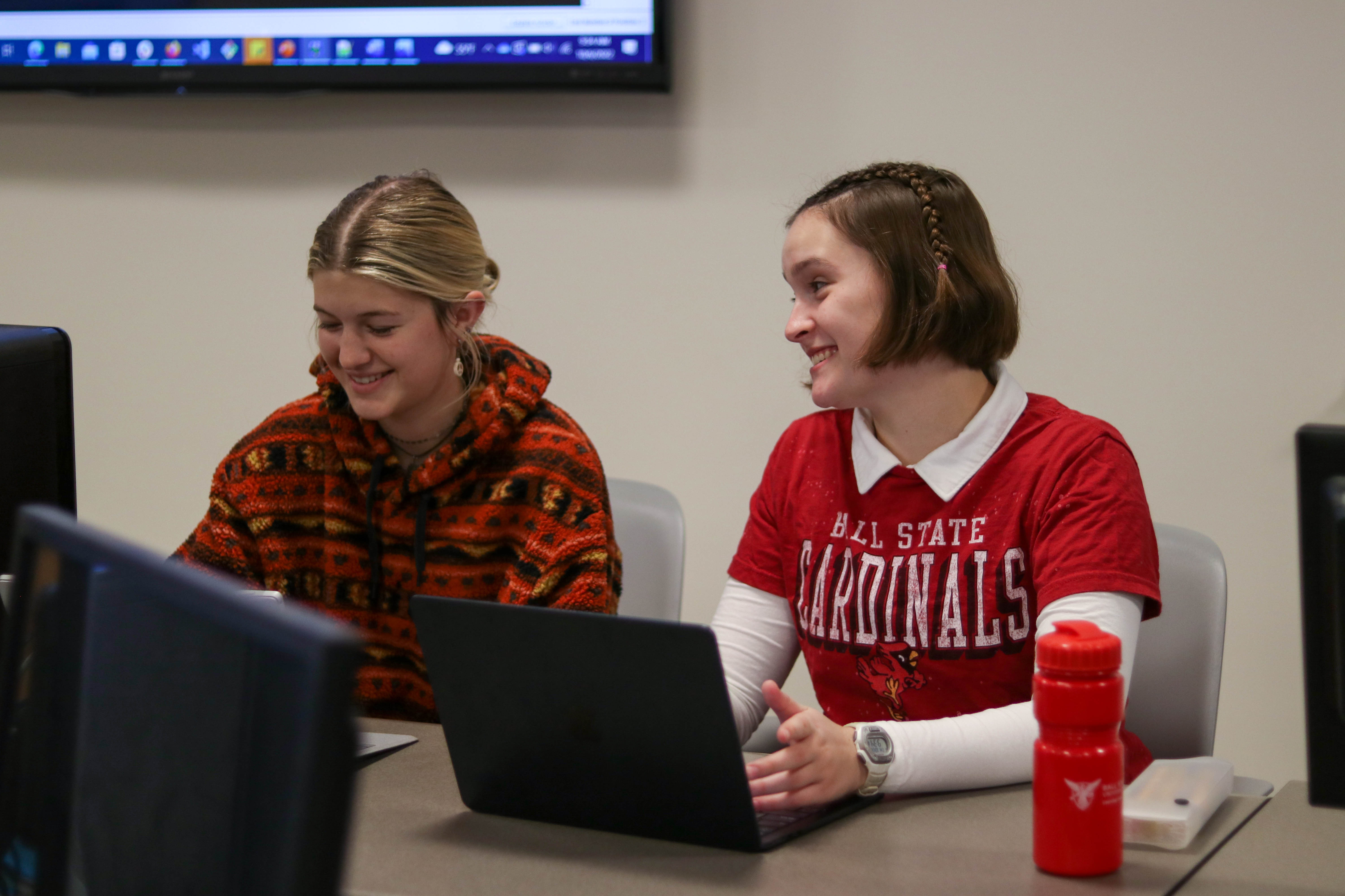 Computer Science Students Talking