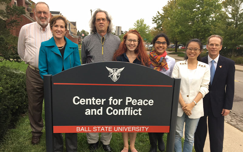 Center for peace and conflict group photo