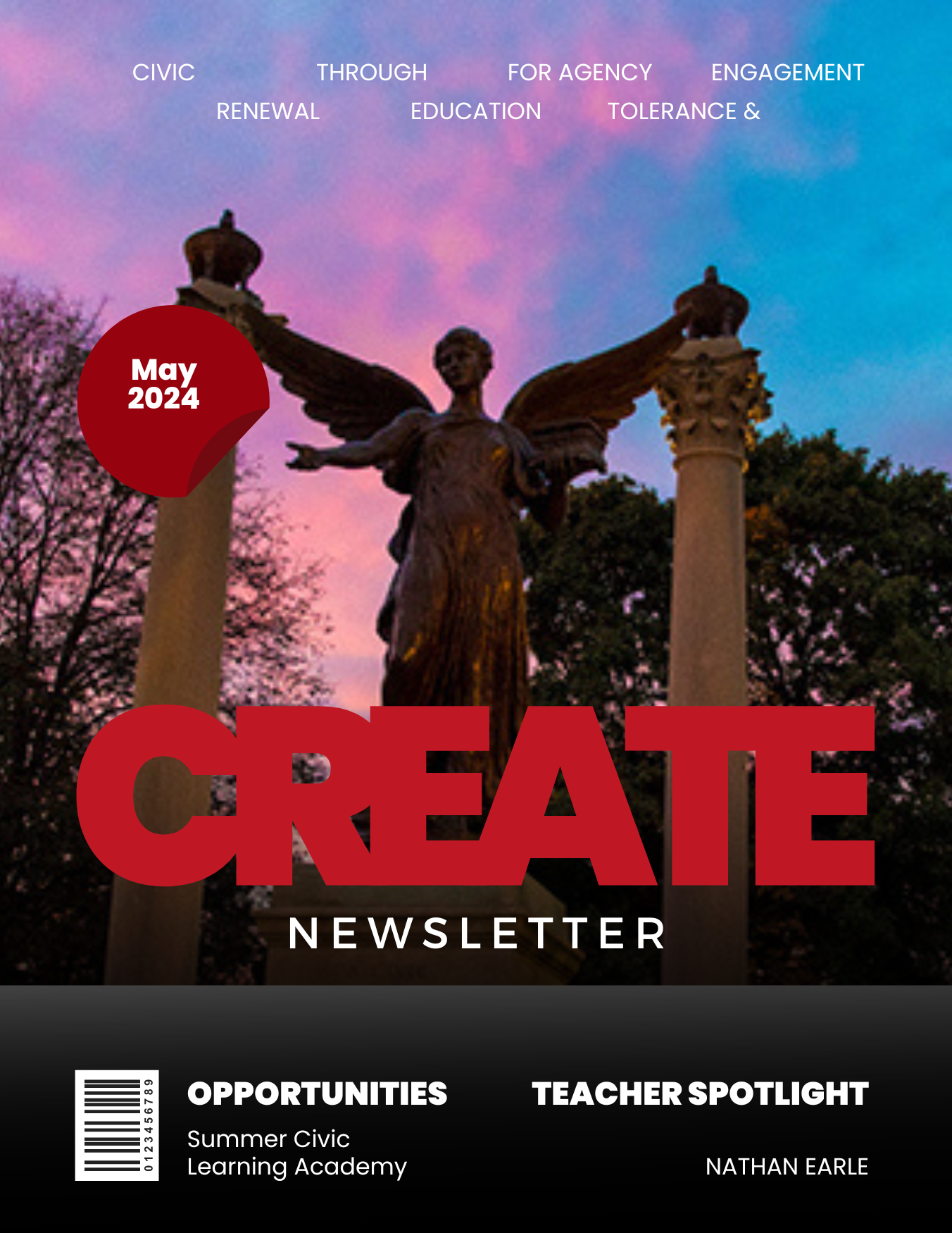 CREATE Newsletter Cover - May 2024 Edition