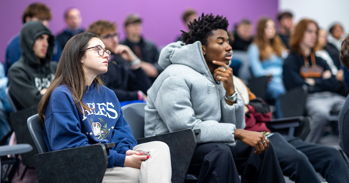 miller college students in class