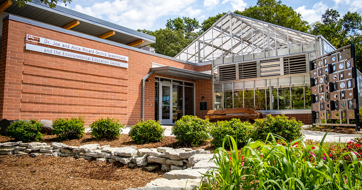 Dr. Joe and Alice Rinard Orchid Greenhouse Classroom
