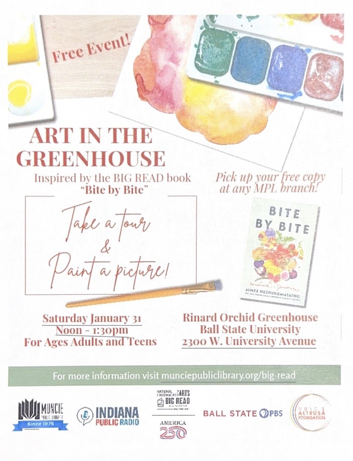 art in the greenhouse afternoon poster