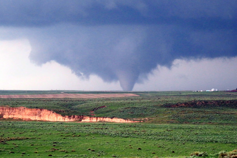 photo of a tornado in Colorado