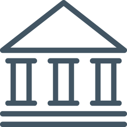 Fellowships icon of a building