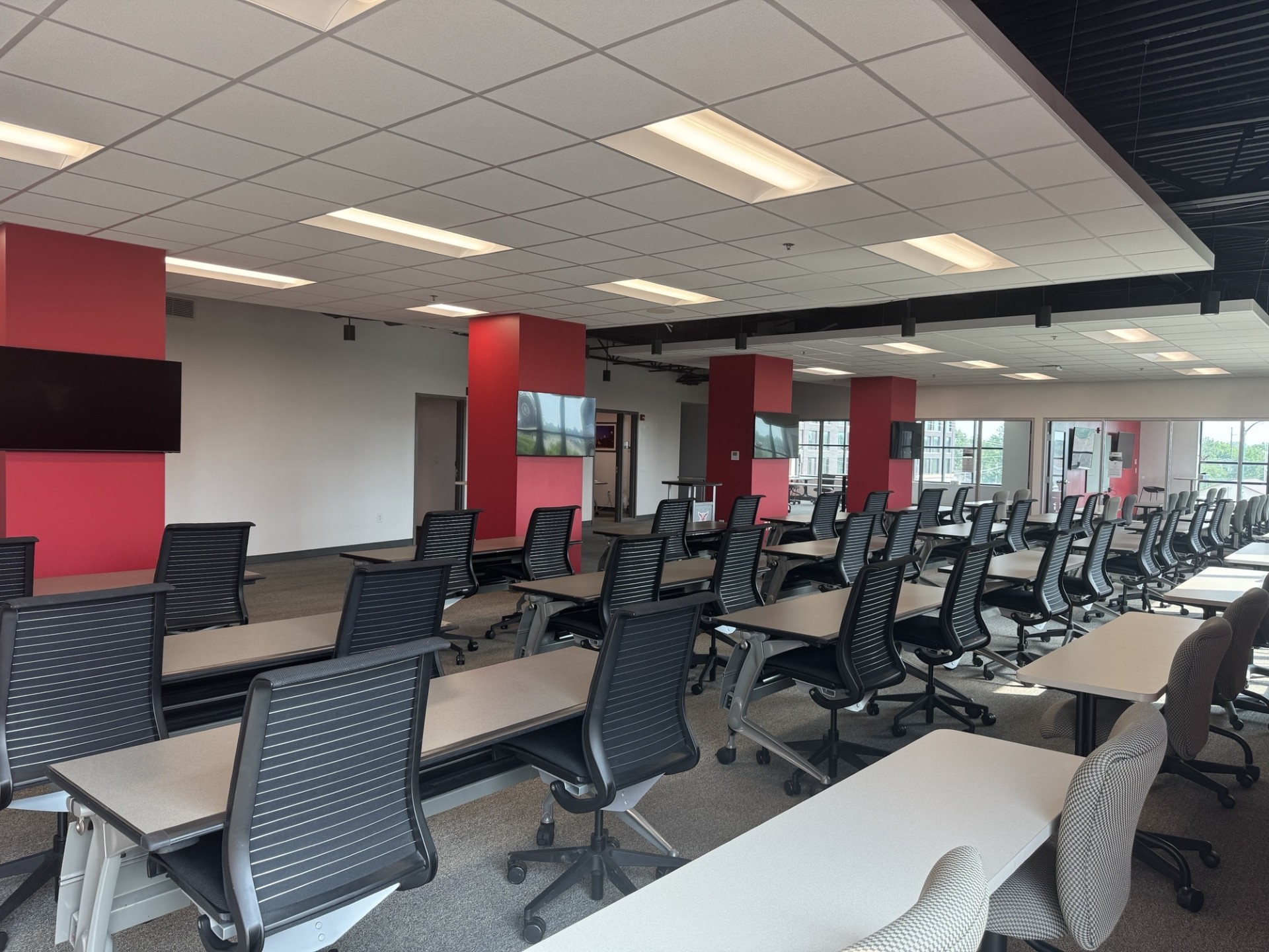 Large office space area