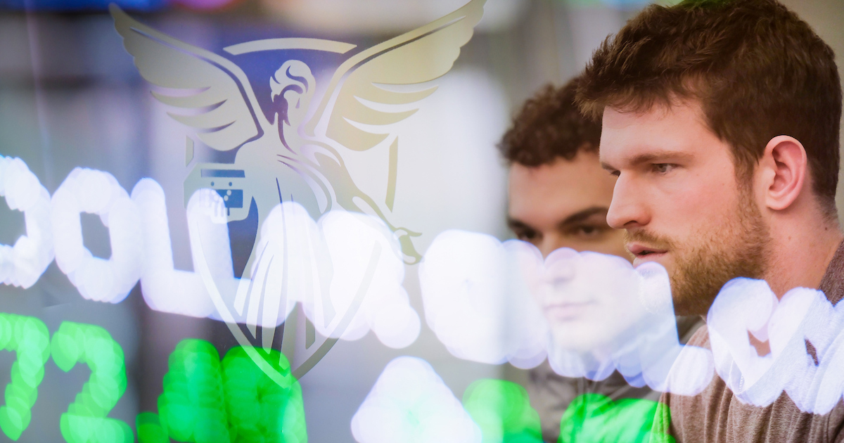 Miller College student doing research