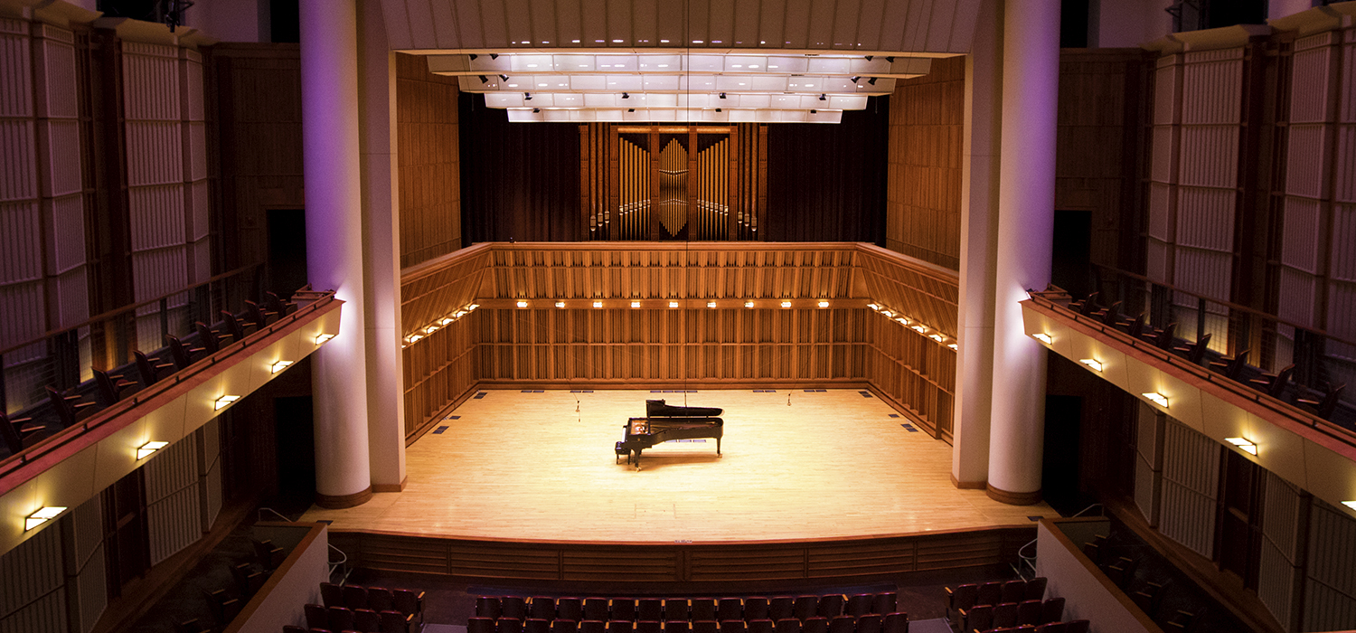 Sursa Performance Hall from the balcony