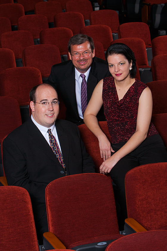 American Piano Trio poses for a photo