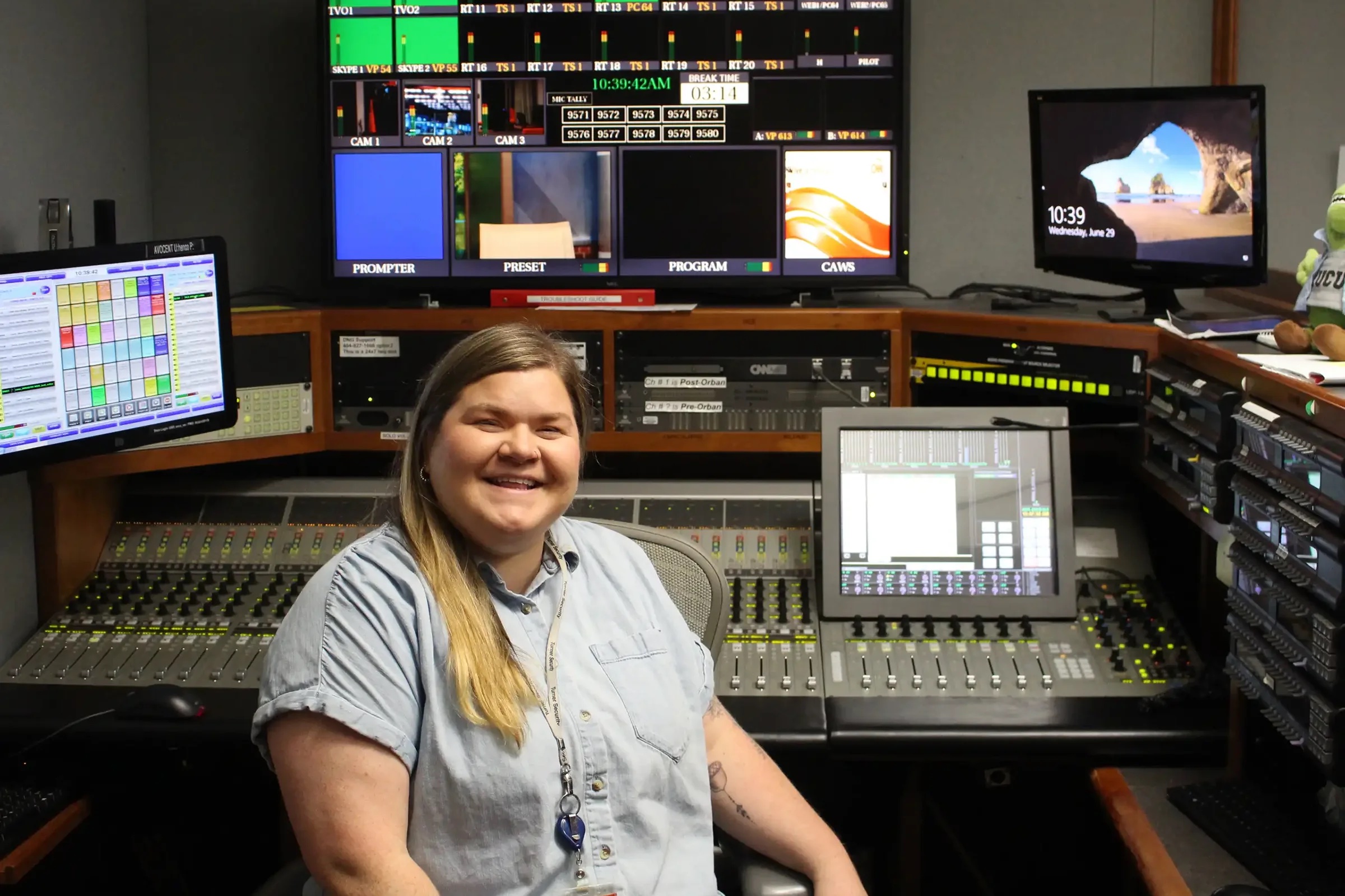 Bridget-Anne at work