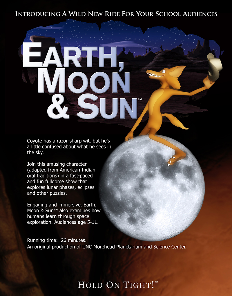 'Earth, Moon, and Sun' poster
