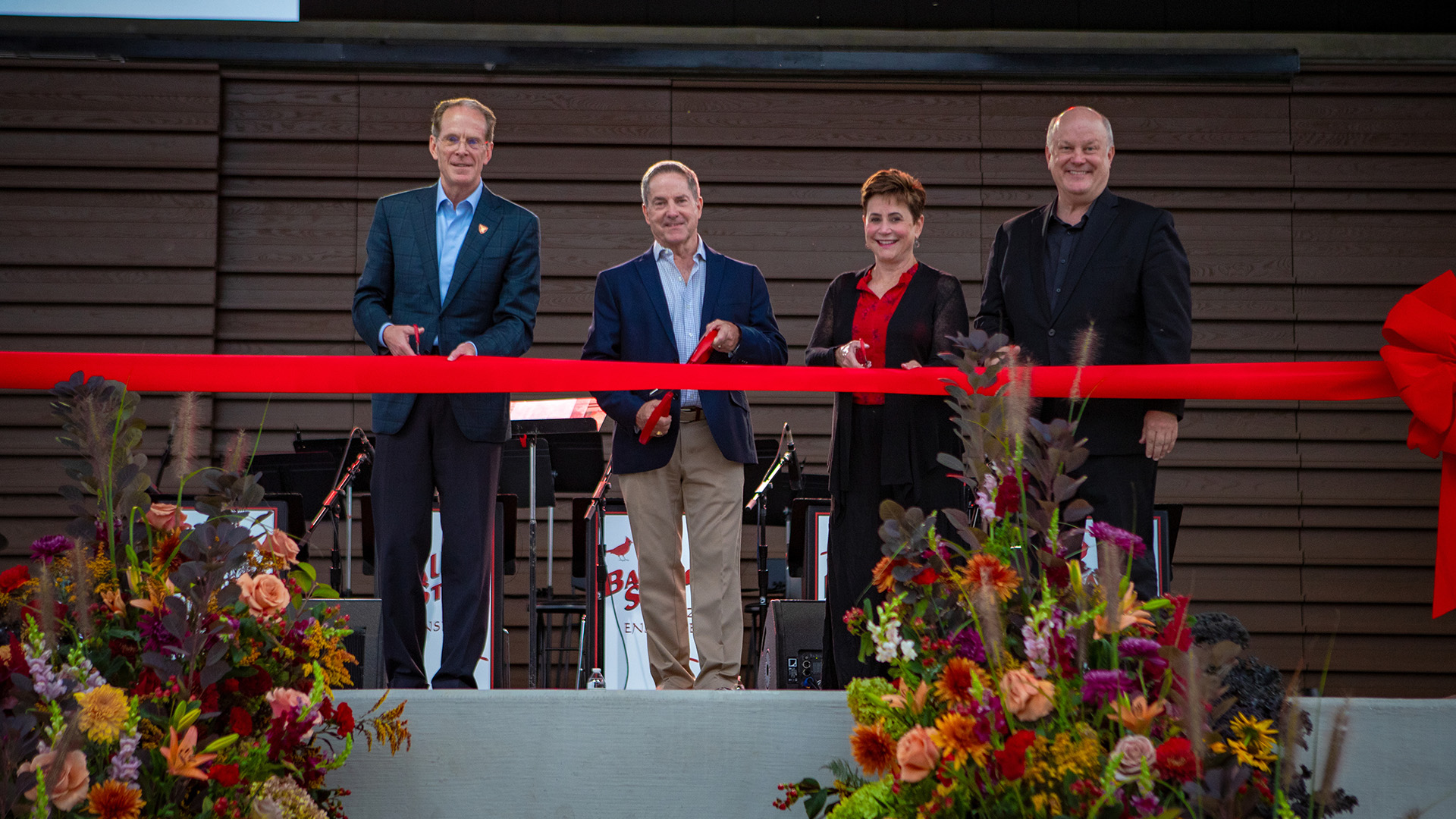 Brown Family Amphitheater Ribbon Cutting