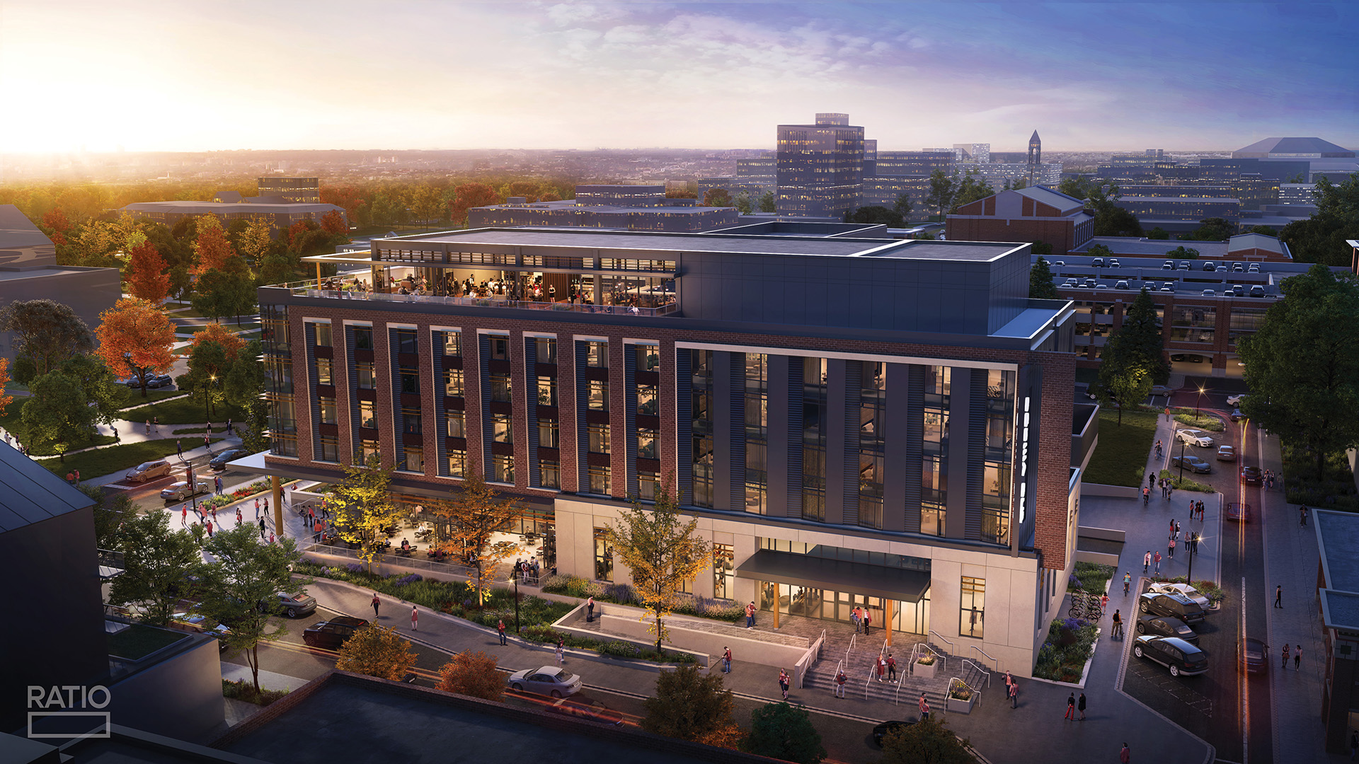 Rendering of Performing Arts Center