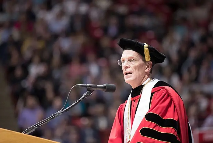 President speaks at 2019 Commencement