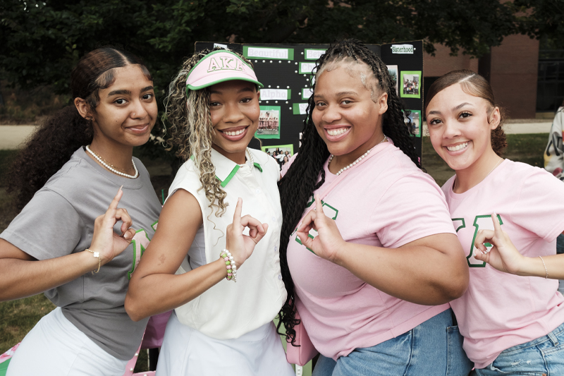 Students in Sorority-Fraternity and Sorority Life