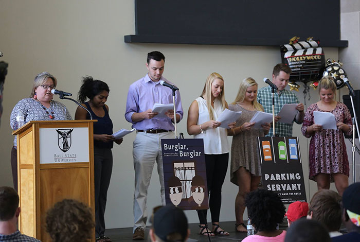 Students at Cardinal Screen Play