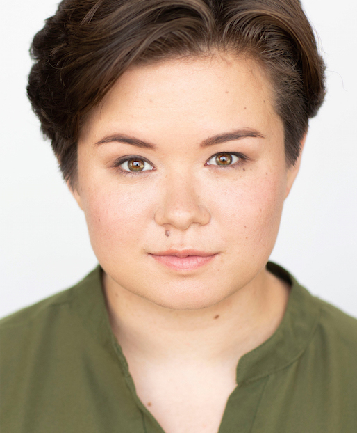 Photo of Devon Hayakawa. An Asian women with short brown hair wearing a green T-Shirt.