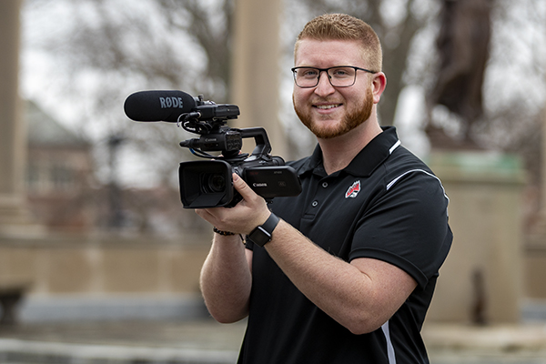 Adam Van Dam, telecommunications major
