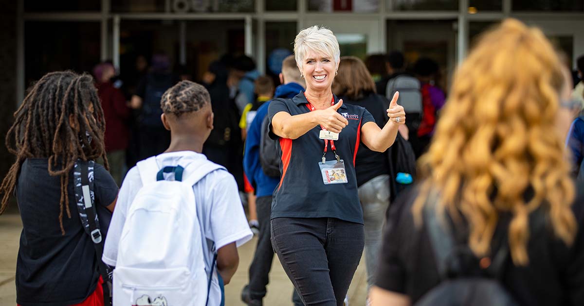 Students entering school