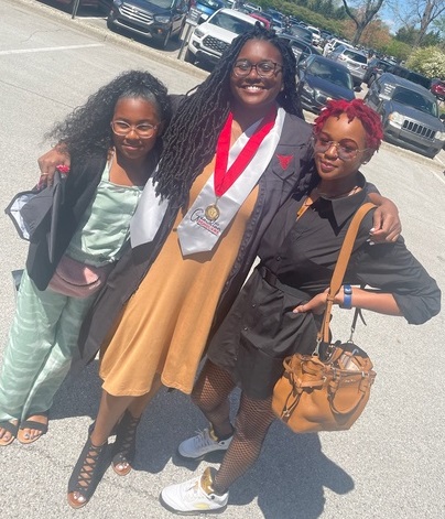 Family at graduation