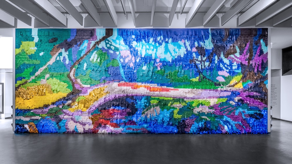 RecuerdameWall.jpg Récuerdame 2018 paper and glue on wall Installation at Sugar Hill Children’s Museum of Art and Storytelling Photo: Michal Palma Cir