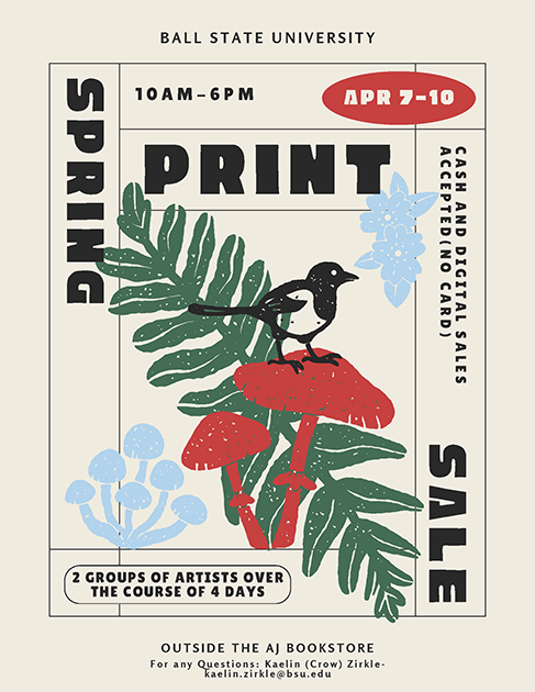 Spring Print Sale Poster