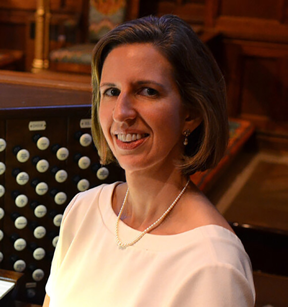 Organist Edie Johnson