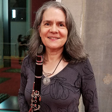 Clarinet player Michele Gingras