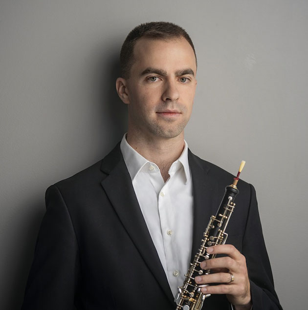 Oboist Trevor Mowry