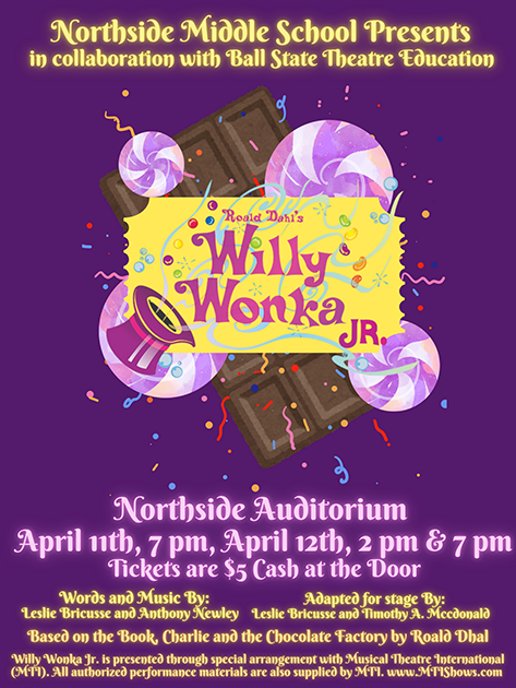 Willy Wonka JR poster