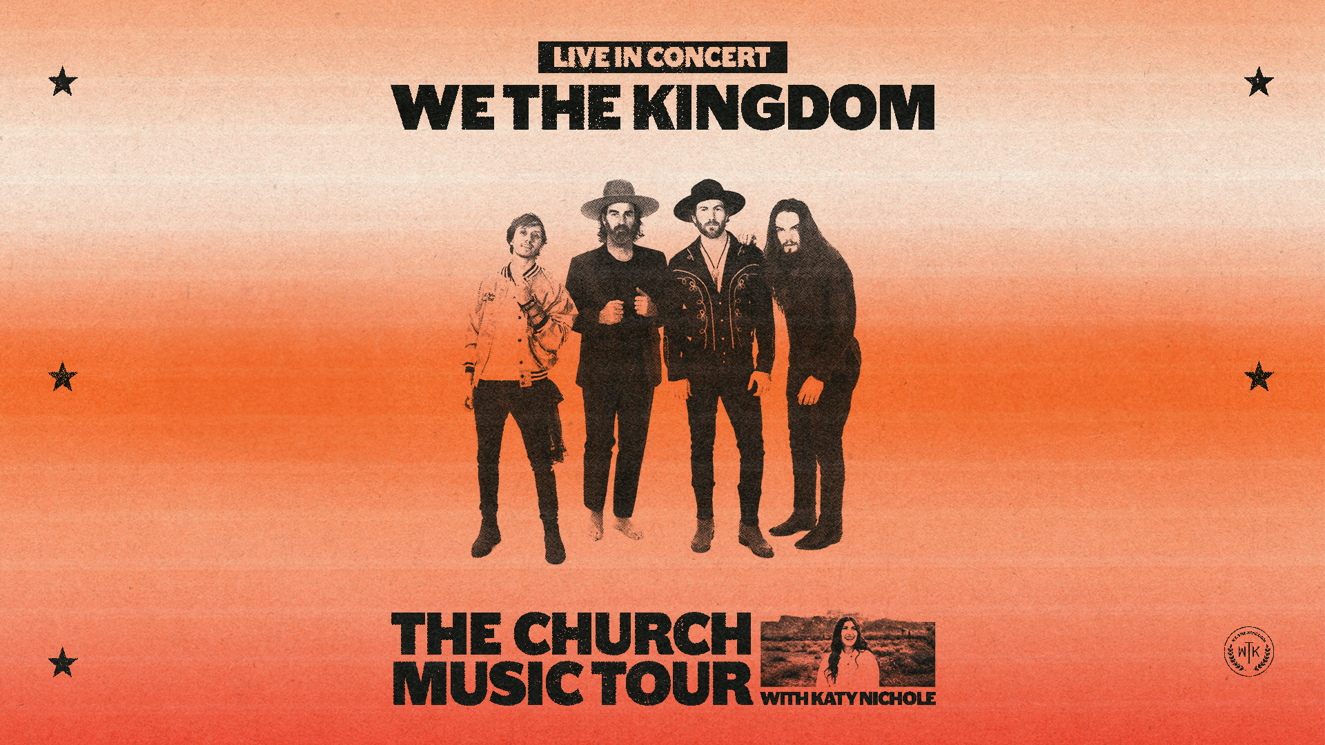 We the Kingdom Church Music Tour Poster