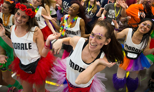 students at Dance Marathon