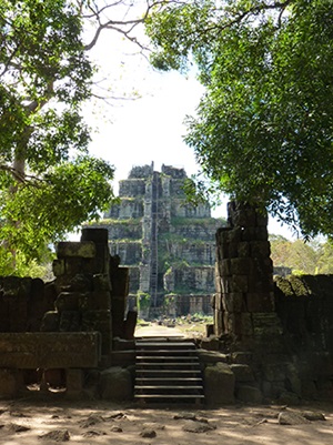 Cambodian temple photo