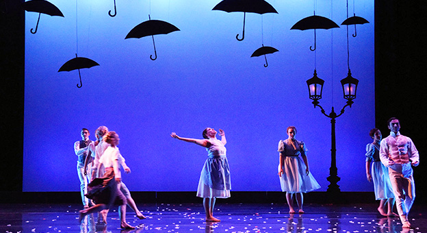 Students perform in "Reimagining Mary"