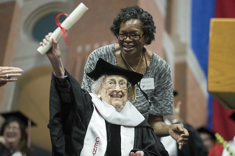 Lucina Ball Moxley at Spring Commencement 2019