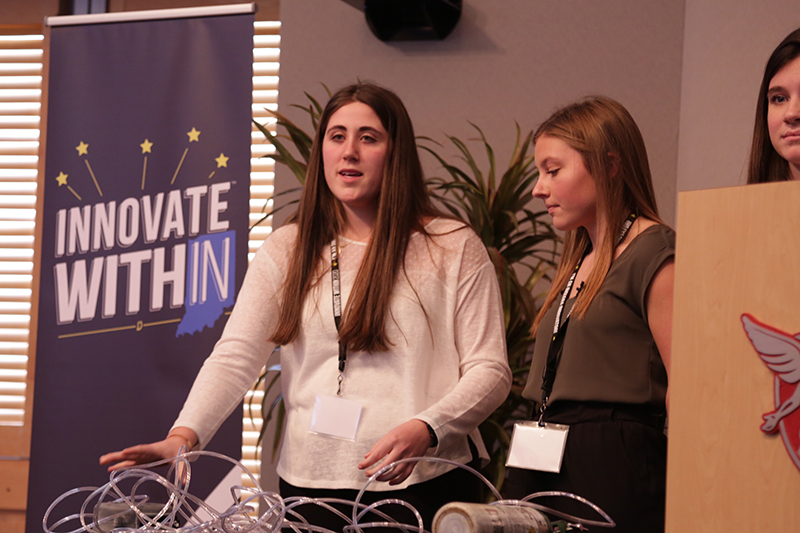 Students presenting as part of Innovate WithIN