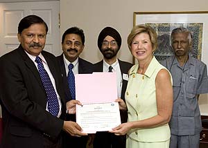 India delegates at Ball State University