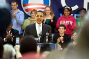 Barack Obama~~~s visit comes 40 years after RFK came to campaign at Ball State